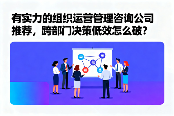 有實力的組織運營管理咨詢公司推薦，跨部門決策低效怎么破？