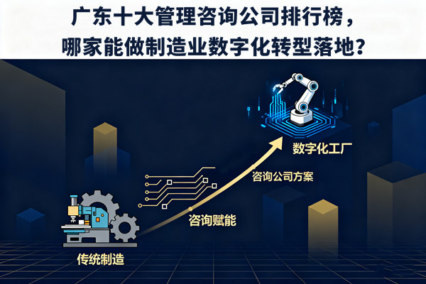 廣東十大管理咨詢公司排行榜，哪家能做制造業(yè)數(shù)字化轉(zhuǎn)型落地？